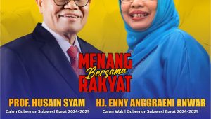PHS-Enny Akan Daftar di KPU Provinsi 29 Agustus 2024, Diusung 3 Parpol Siap Rebut Sulbar