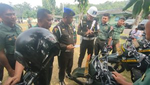 Denpom XIV/2 Sidak Kendaraan Dinas Kodim 1402/Polman