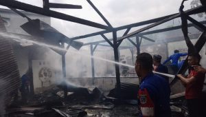 Kebakaran di Sidodadi, Diduga Dipicu Ledakan, Dua Rumah Hangus