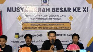 Terpilih Secara Aklamasi di Mubes XI, Muhammad Amin Hasman Kausu Nahkodai APPM Polman Kota Parepare