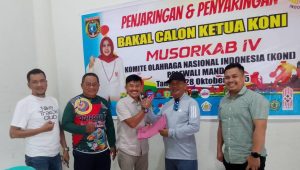 Klaim Didukung 20 Cabor, AIM Jadi Pendaftar Pertama Calon Ketua KONI Polman