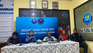 BNNK Polman Back Up 7 Pengungkapan Kasus Narkoba BNNP Sulbar Sepanjang 2025