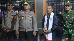 Kapolres Polman Cek Langsung Pos Pengamanan dan Gereja, 279 Personel Gabungan Dikerahkan