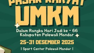 Sambut HUT ke-66 Polman, Pemkab Gelar Pasar Rakyat UMKM di Sport Center