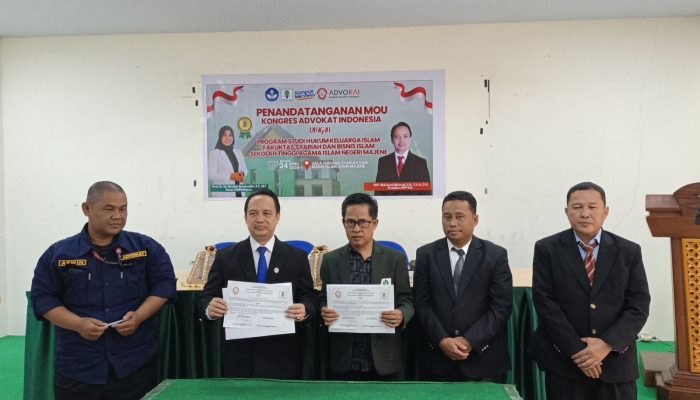 Teken MoU dengan STAIN Majene, KAI Gelar PKPA untuk Cetak Advokat Profesional di Sulbar