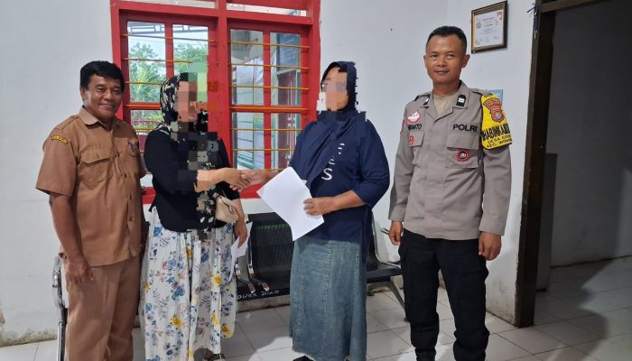 Warga Berselisih, Bhabinkamtibmas Sidorejo Fasilitasi Mediasi hingga Damai