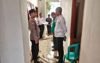 Personel Polsek Wonomulyo Datangi TKP Pencurian di Wisma Balanipa