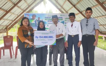 DPKP Polman-BPJS Ketenagakerjaan Serahkan Santunan ke Ahli Waris Nelayan Korban Kecelakaan Laut