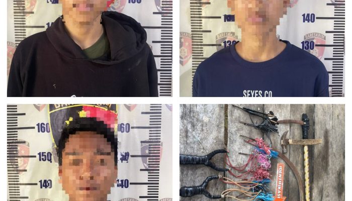 Tiga Remaja Terduga Pelaku Pembusuran di Wonomulyo Diamankan Polisi