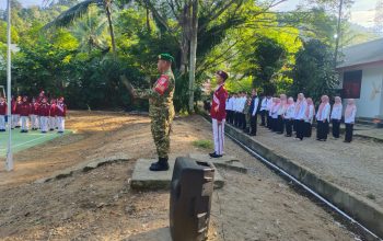 Danramil Polewali Dorong Pelajar SRT 22 Jadi Generasi Disiplin dan Berkarakter
