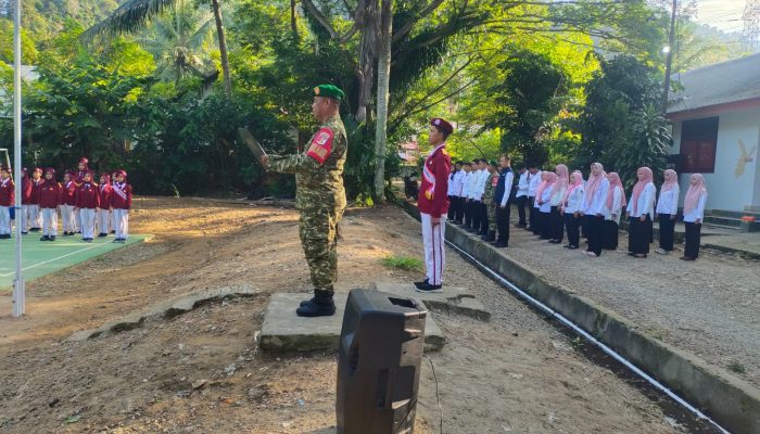 Danramil Polewali Dorong Pelajar SRT 22 Jadi Generasi Disiplin dan Berkarakter
