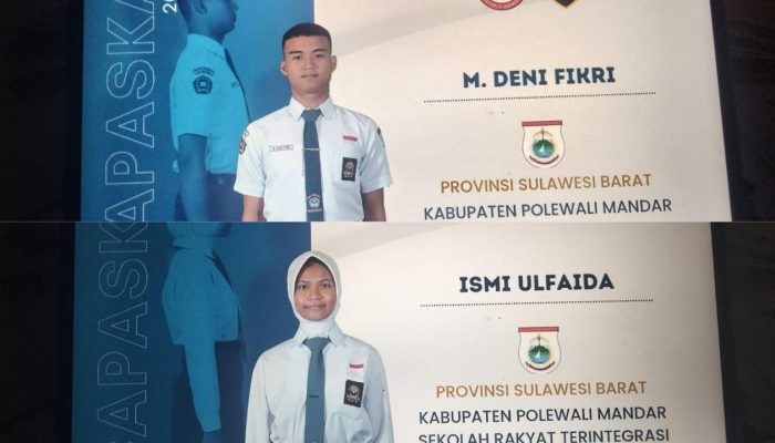 Lolos Paskibraka Nasional 2026, Dua Pelajar Polman Wakili Sulbar ke Istana Negara