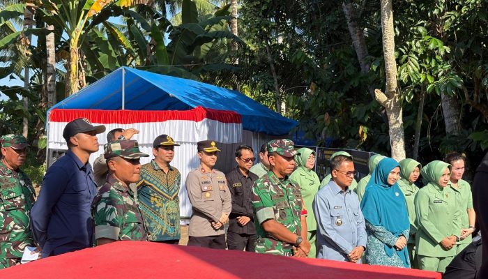 Wakapolres Polman Hadiri Peresmian Jembatan Garuda, Permudah Akses Warga Desa Patampanua