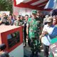 Pangdam XXIII/Palaka Wira Resmikan Jembatan Perintis Garuda di Polman