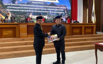 Bupati Polman Serahkan Laporan APBD 2025 ke DPRD, Dilengkapi 7 Dokumen Keuangan