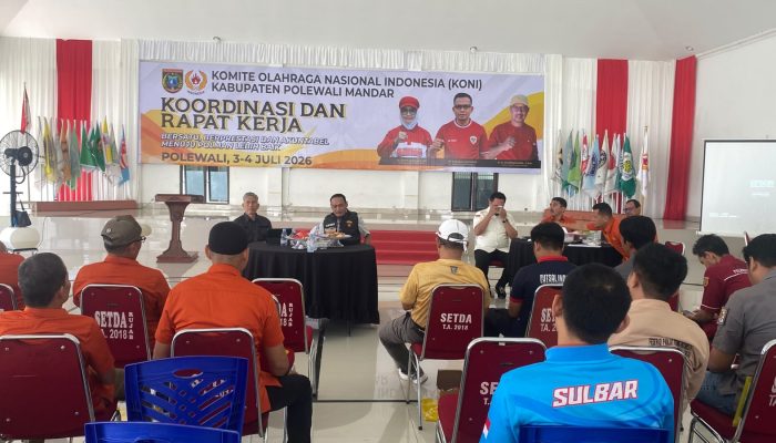 Cegah Penyimpangan Anggaran, Raker KONI Polman Hadirkan Kejari dan Inspektorat sebagai Narasumber