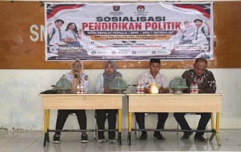 Kolaborasi Kesbangpol dan KPU Polman, Bekali Pemilih Pemula Pendidikan Politik