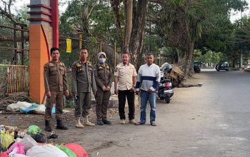 Satpol PP Polman Siaga 14 Jam Awasi Titik Rawan Sampah Liar