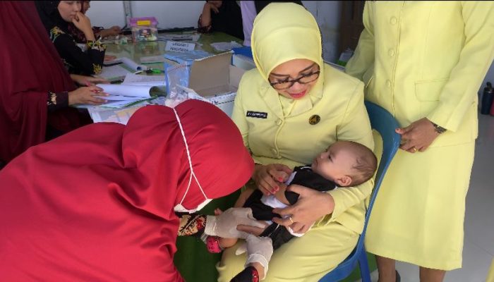 IAD Kejari Polman Gencar Penuhi Gizi dan Cek Kesehatan Anak Lewat Posyandu Mandiri