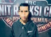 URC Satreskrim Polres Polman Tangkap Terduga Pelaku Busur Panah