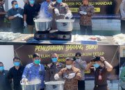 Kejari Polman Musnahkan Barang Bukti Inkracht, Sabu 38,496gram, Ribuan Obat Ilegal hingga Badik