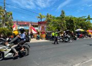 Satlantas Polres Polman Siaga di Titik Rawan Kemacetan