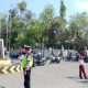 Satlantas Polres Polman Amankan Gerak Jalan OSIS Se-Kecamatan Polewali