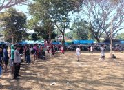 Jaga Kamtibmas, Polsek Tapango Amankan Turnamen Voli dan Takraw HUT RI ke-81