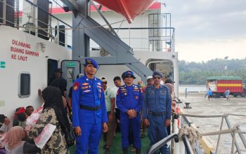 Dari Tanjung Silopo ke Kalimantan, Sat Polair Polman Kawal KM Sabuk Nusantara 93
