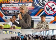 HUT Kejaksaan ke-81, Ikon Kejari Polman Masuk Kampus Sosialisasi Hukum dan Narkotika