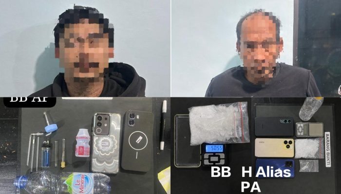 Satresnarkoba Polman Bongkar Rantai Peredaran Sabu, Dua Terduga Pelaku Diamankan