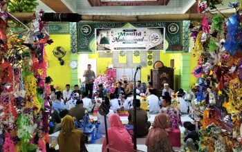 Kapolsek Tapango Hadiri Maulid Nabi 1448 H dan Penamatan Al-Qur’an