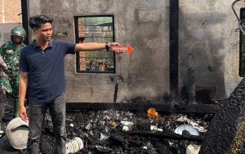 Rumah Pensiunan Polri di Sidorejo Wonomulyo Terbakar, Polisi Selidiki Penyebabnya