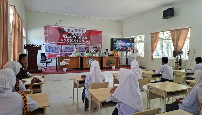 Sat Lantas Polres Polman Gelar Diklat PKS, Pelajar Diajarkan Tertib Berlalu Lintas