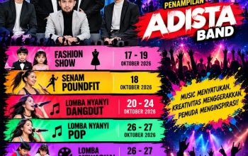 ADISTA Bakal Meriahkan TIPALAYO MUSIC FEST 2026 di Polman, Ada Kompetisi hingga Expo UMKM