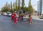 Commander Wish Pagi, Sat Lantas Polres Polman Atur Lalu Lintas di Sejumlah Titik