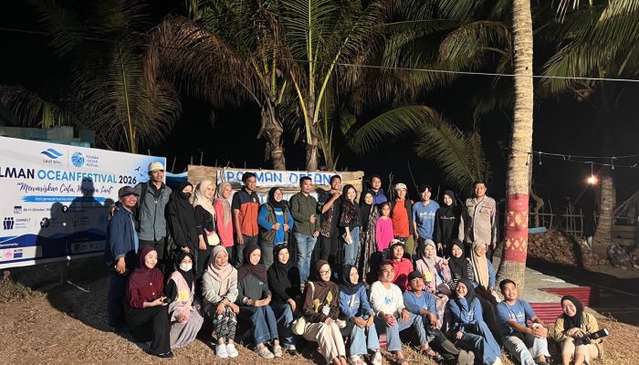 Jaga Ekosistem Laut, Bhabinkamtibmas Hadiri Polman Ocean Festival 2026