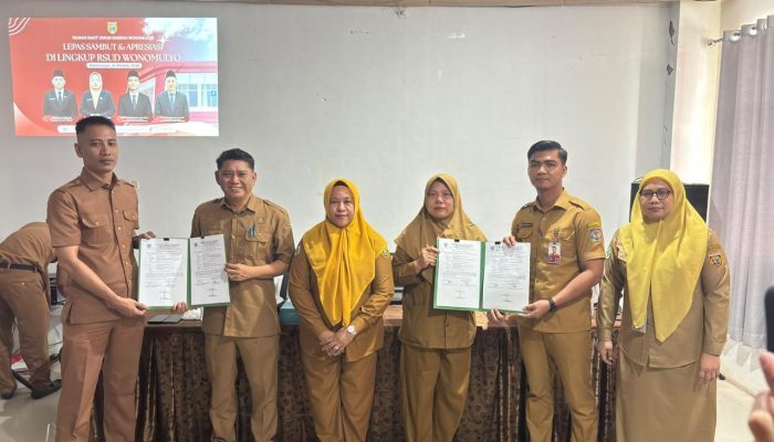 Rotasi Pejabat, RSUD Wonomulyo Sambut Pejabat Baru dan Lepas Pejabat Lama