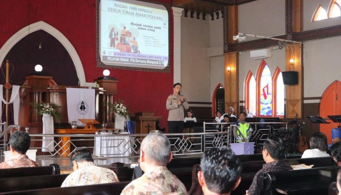 Kapolres Polman Ajak Orang Tua Cegah Penyalahgunaan Narkoba melalui Minggu Kasih