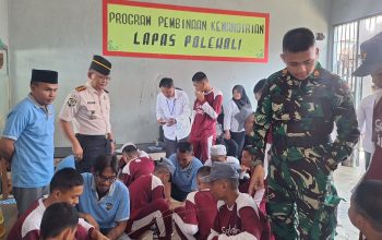 47 Siswa SRT Polman Kunjungi Lapas Polewali, Belajar Keterampilan dari WBP