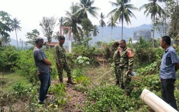 Dandim Polman Tinjau Jembatan Hanyut Diterjang Banjir 2021, Warga Harap Segera Dibangun Kembali