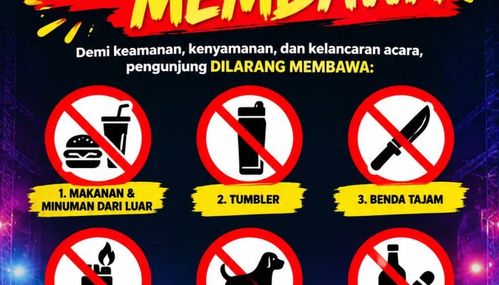 Jelang Konser Adista, Panitia Umumkan Aturan Penonton Tipalayo Music Fest 2026
